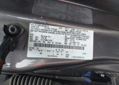 2012 Ford Focus Sel from USA, damaged, VIN 1FAHP3H26CL253953